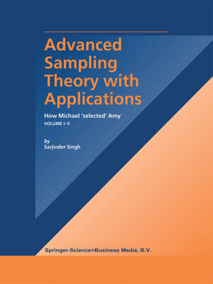 cover image of Advanced Sampling Theory with Applications